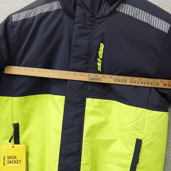 Ski-Doo Mens Vasa Snowmobile Jacket Green - Medium - Picture 7 of 16